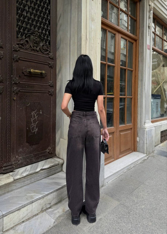 Washed Barrel Jeans