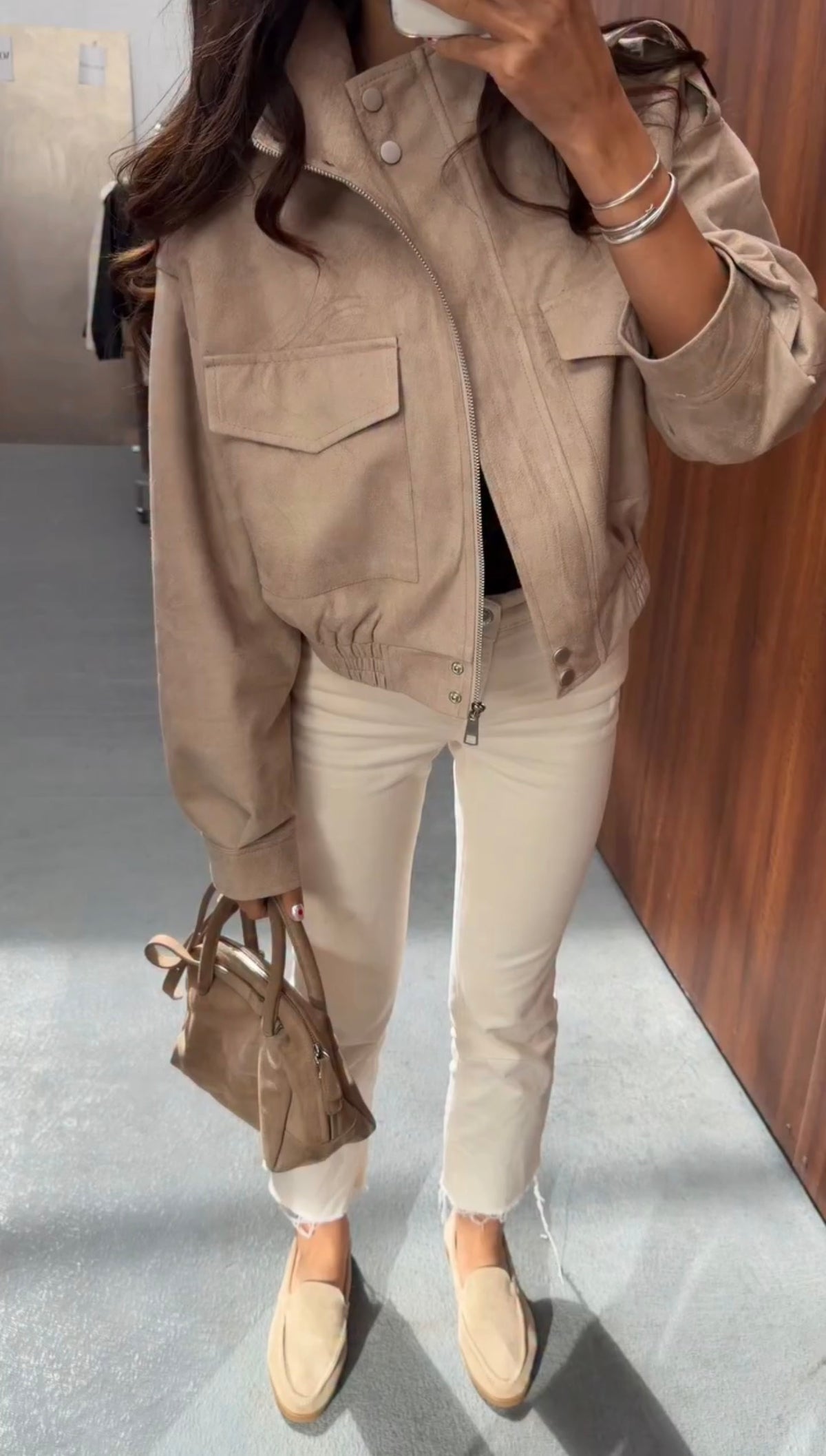 Suede Pocket Jacket