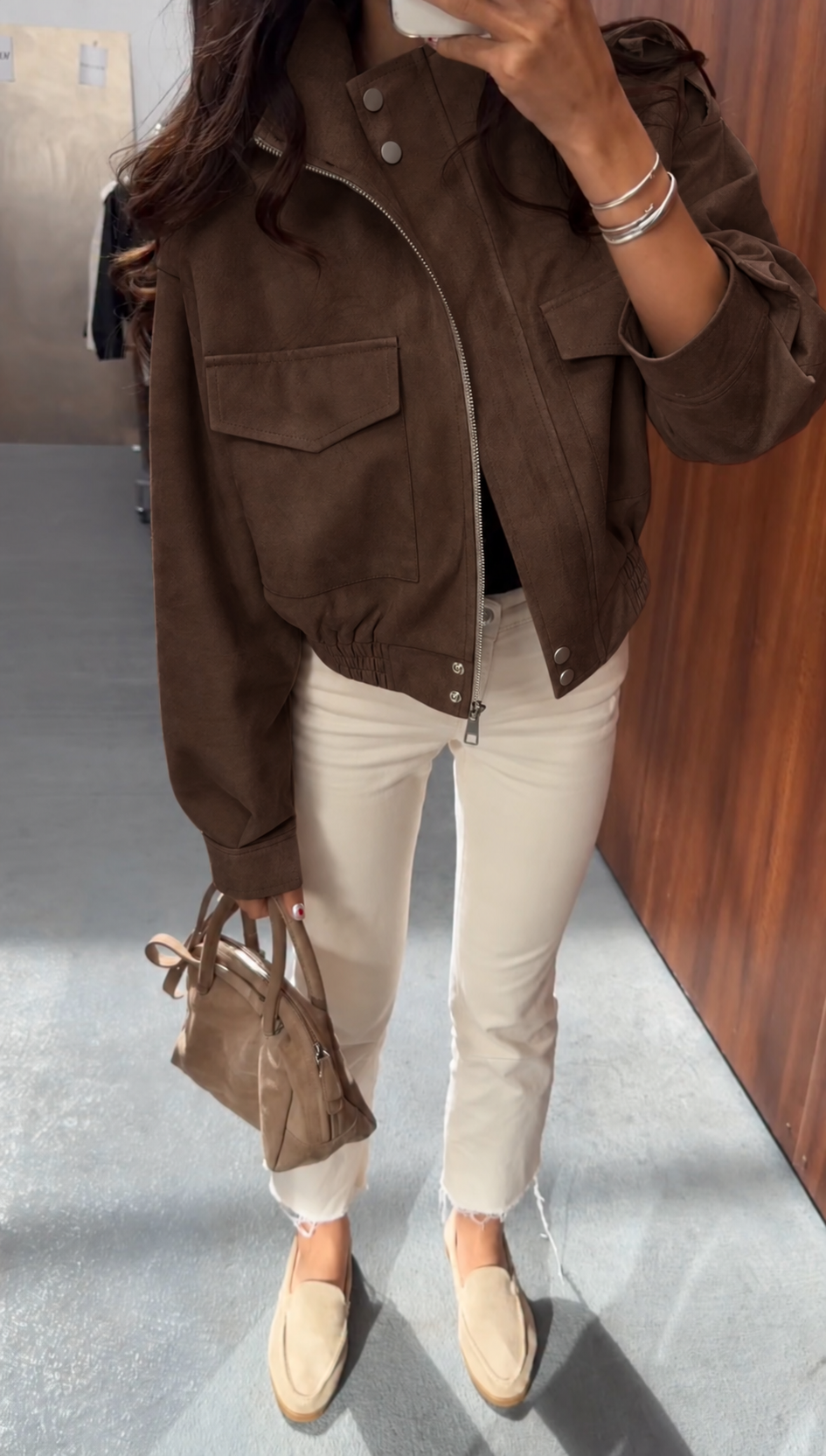 Suede Pocket Jacket