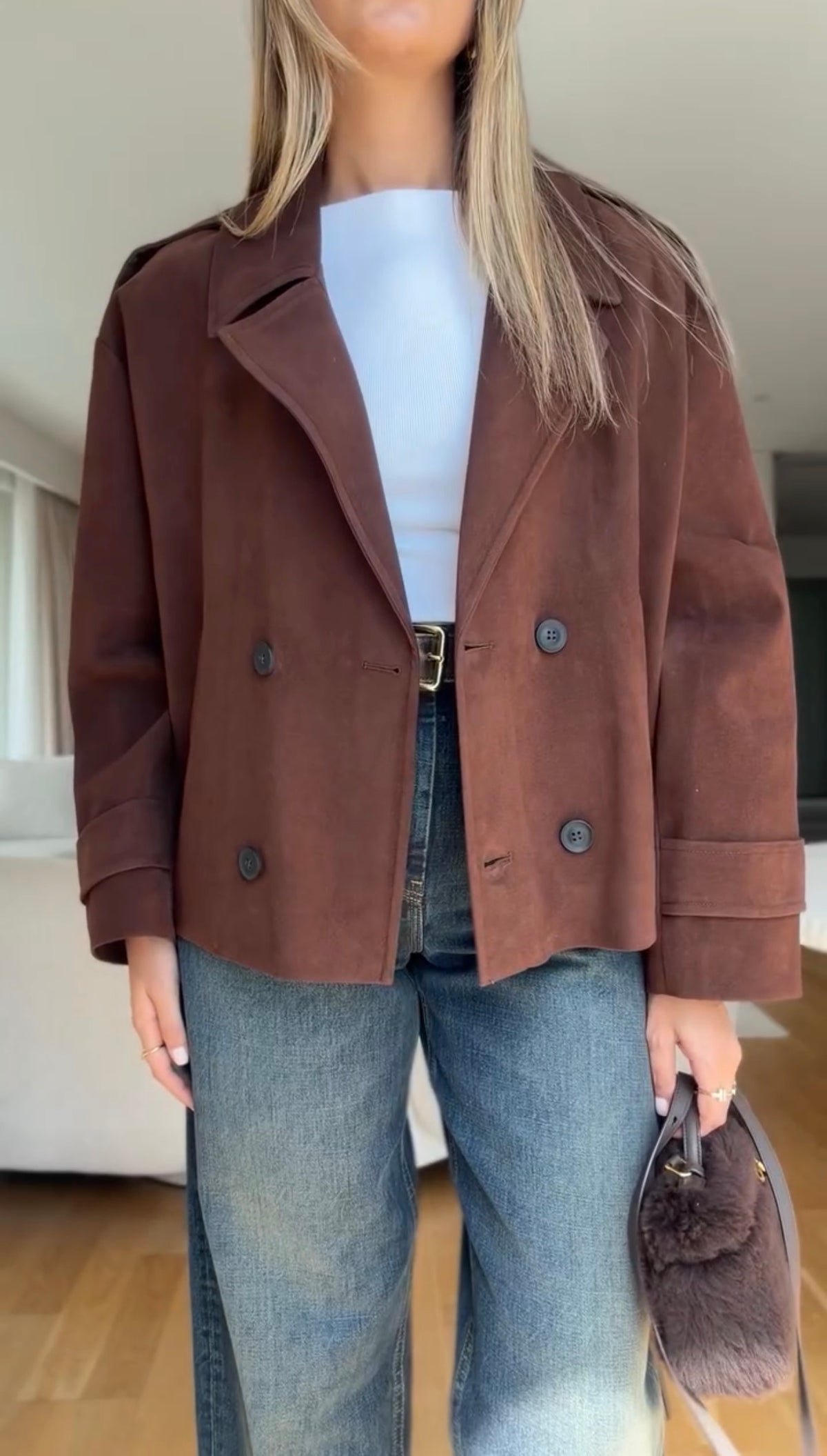 Suede Nina Jacket