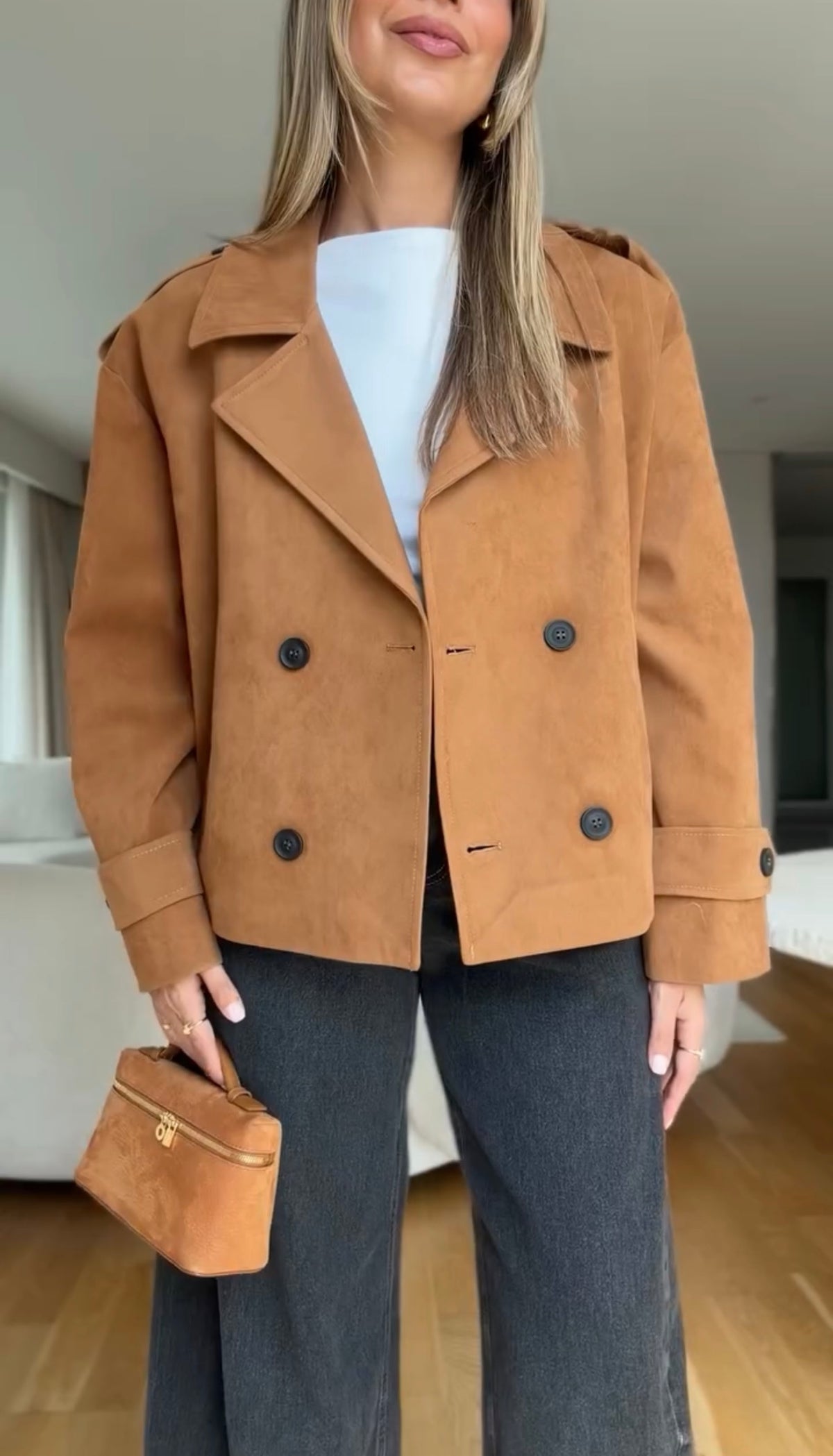 Suede Nina Jacket